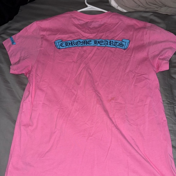 Chrome Hearts Pink Short Sleeve Tee - Picture 2 of 4